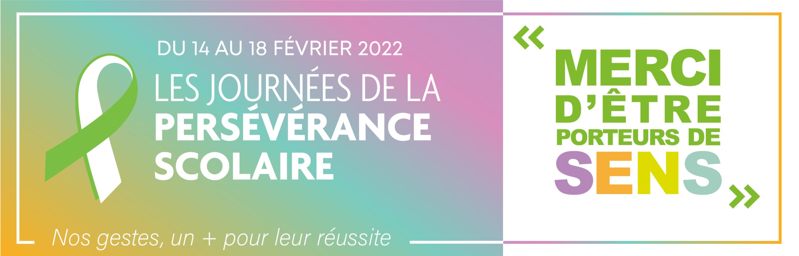 Journées de la persévérance scolaire