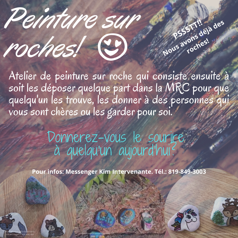 Peinture sur roches