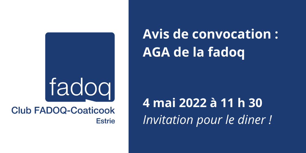 AGA Fadoq Coaticook