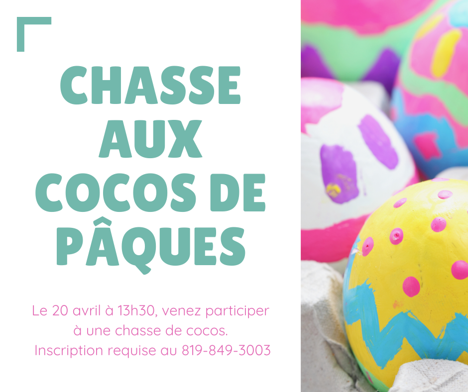 Chasse aux cocos de Pâques