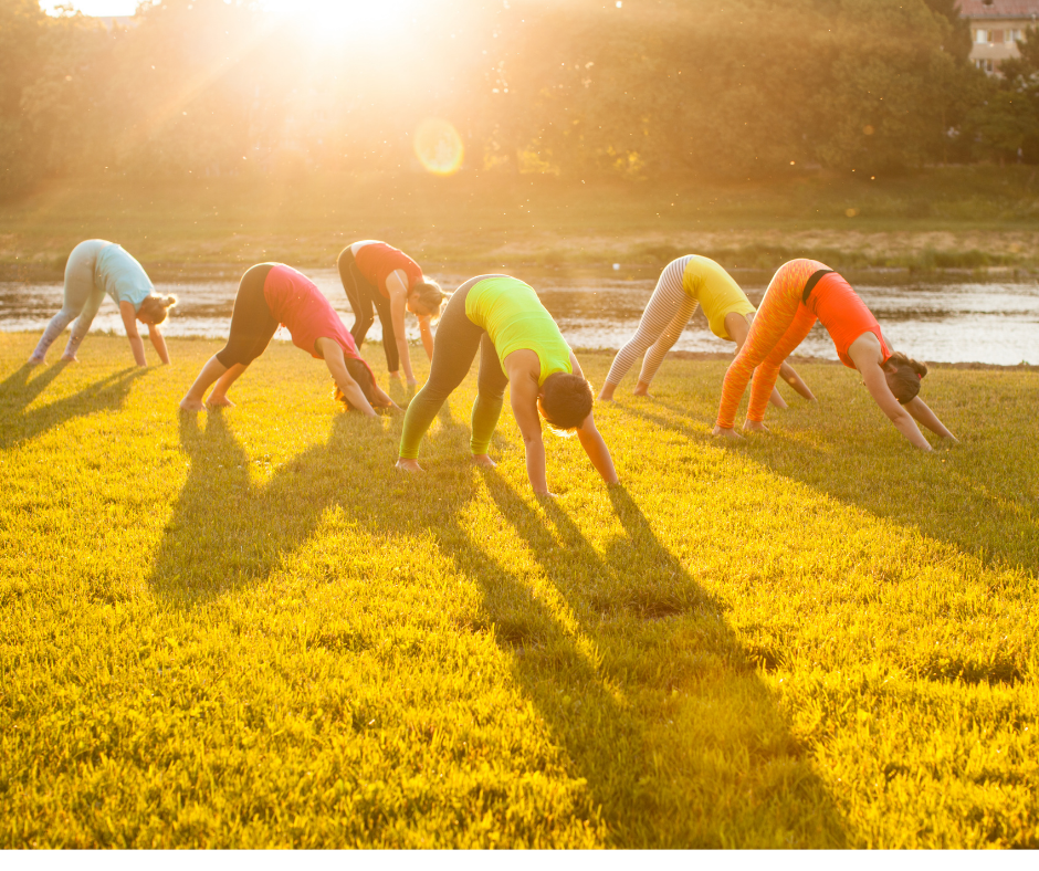 Séance de yoga