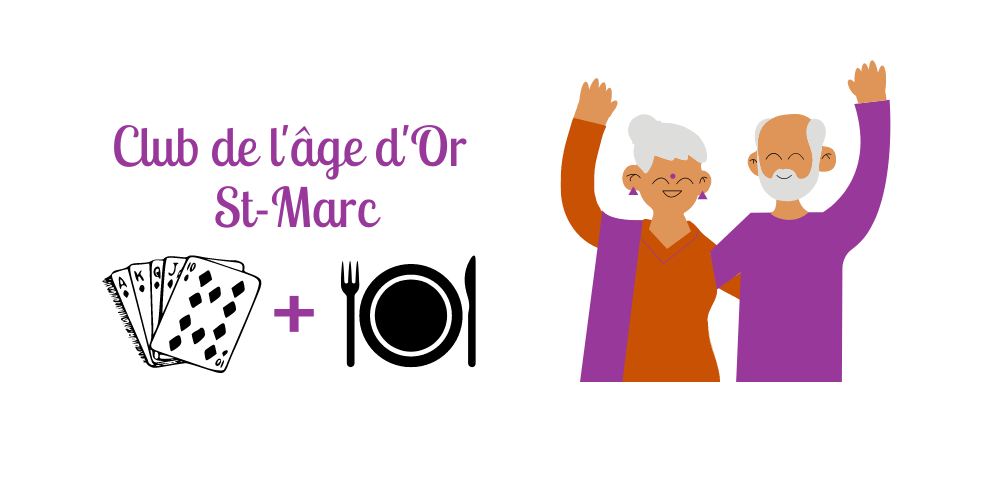 Partie de cartes et lunch