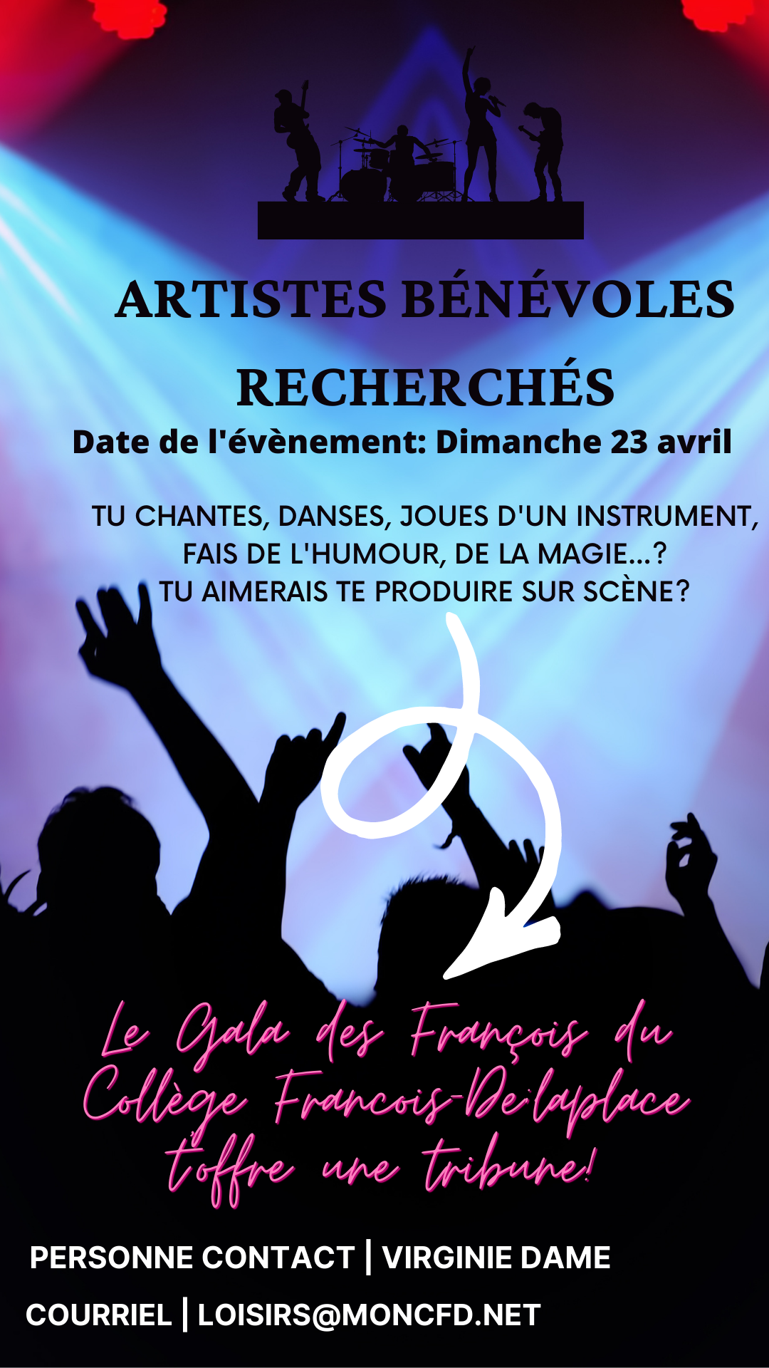 Artistes bénévoles recherchés