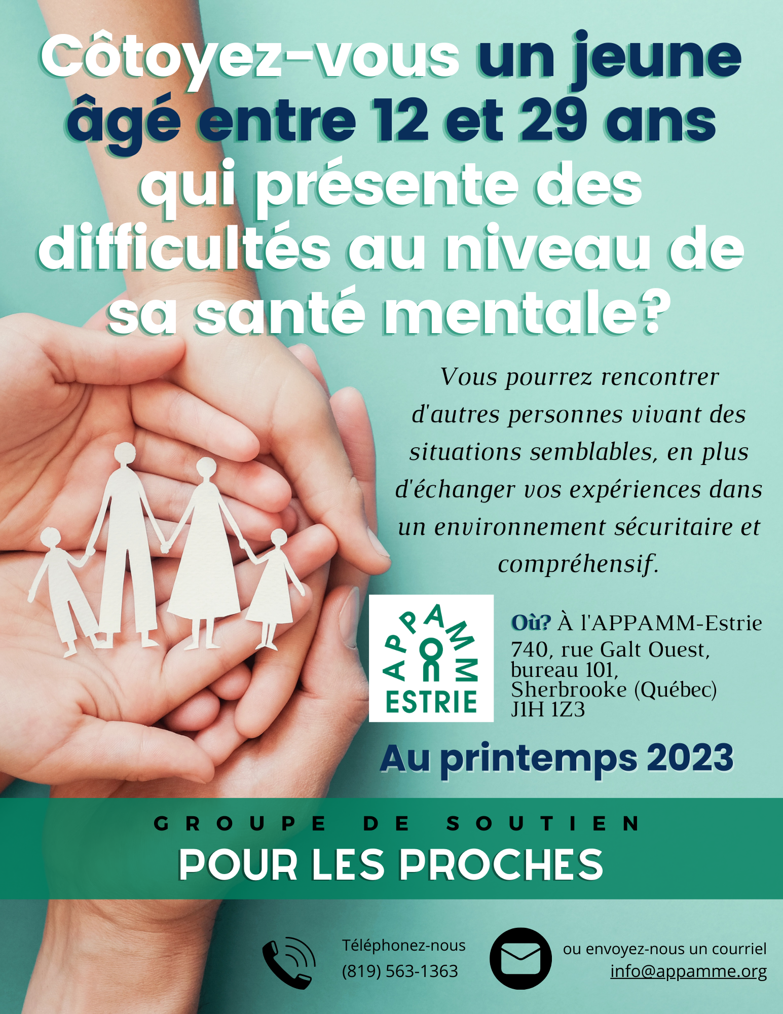 Groupe de soutien de l'APPAMM-Estrie